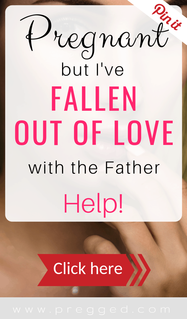 You're Pregnant but Fallen out of love with Your Partner. It happens a lot but what should you do? Should you tell them? 