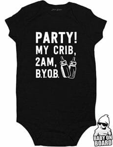 Baby romper crib party