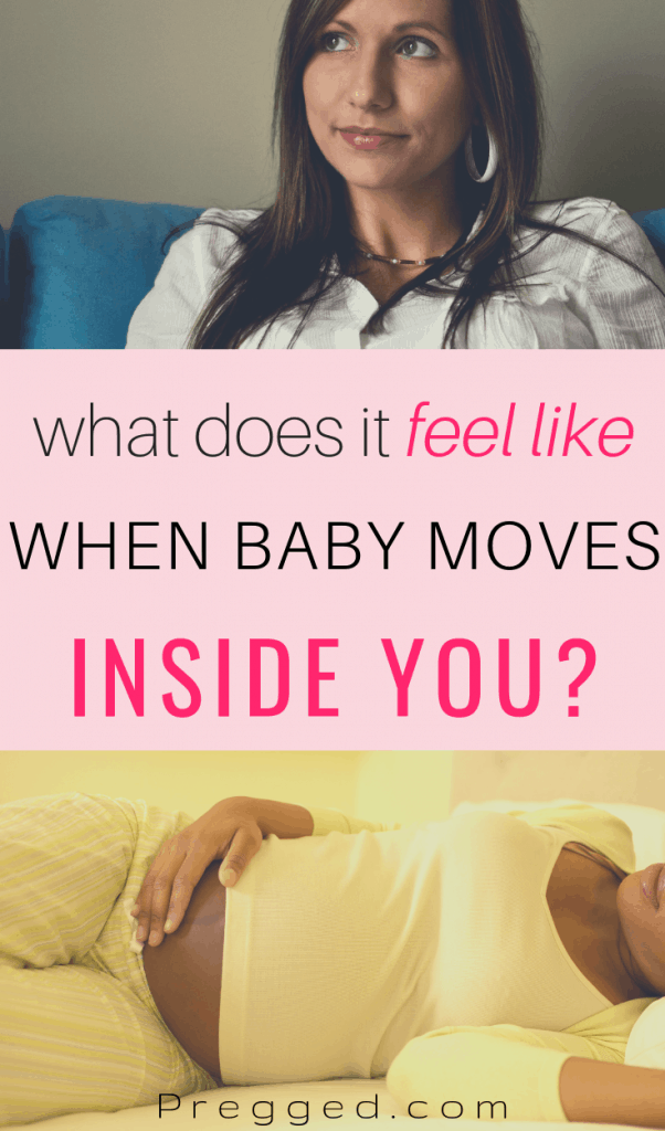 Flutters, pops, butterflies? What does it actually feel like the when you feel your baby moving for the first time? #pregnancy #secondtrimester #firstpregnancy #firsttimemom 